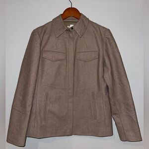 J. Crew Vintage Wool Blend Full Zip Jacket Size Small